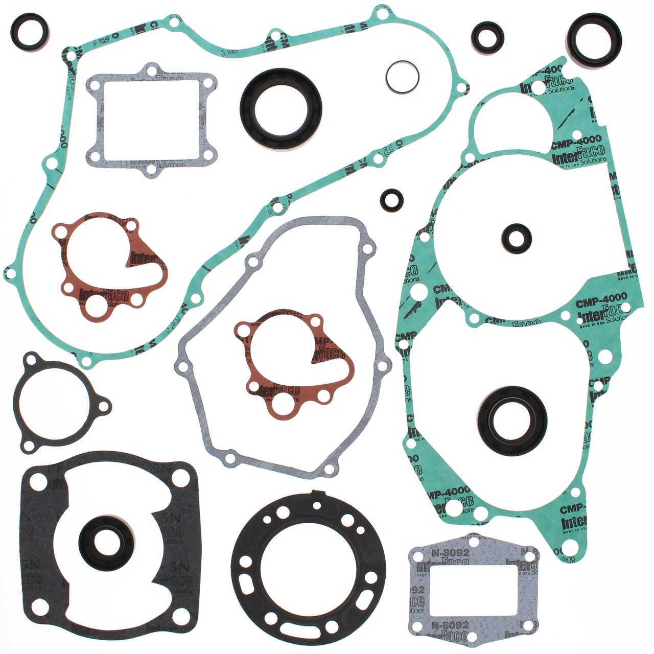 Complete Gasket Kit w/ Oil Seals Honda ATC250R 0.01SS HC HG 250cc 1985 1986
