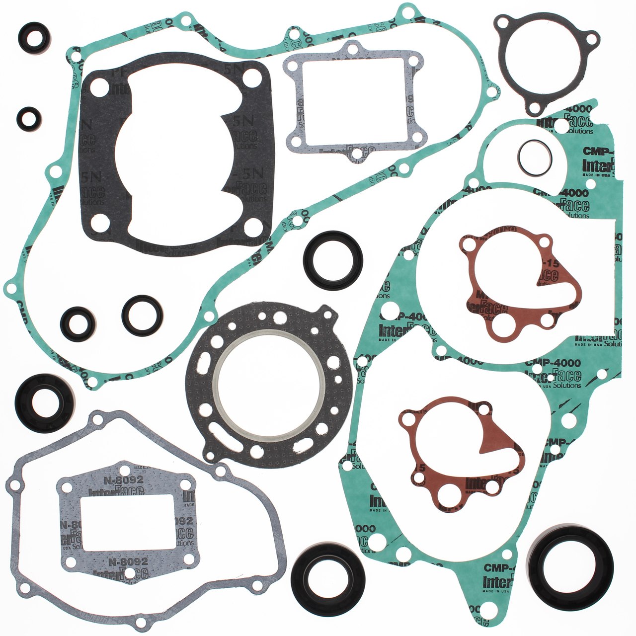 Complete Gasket Kit w/ Oil Seals Honda ATC250R 250cc 1985 1986
