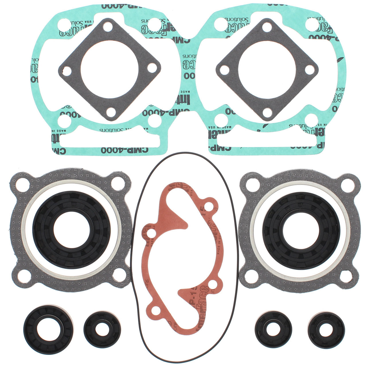 Complete Gasket Kit w/ Oil Seals Moto Ski Futura 444 LC/2 440cc 1978 1979