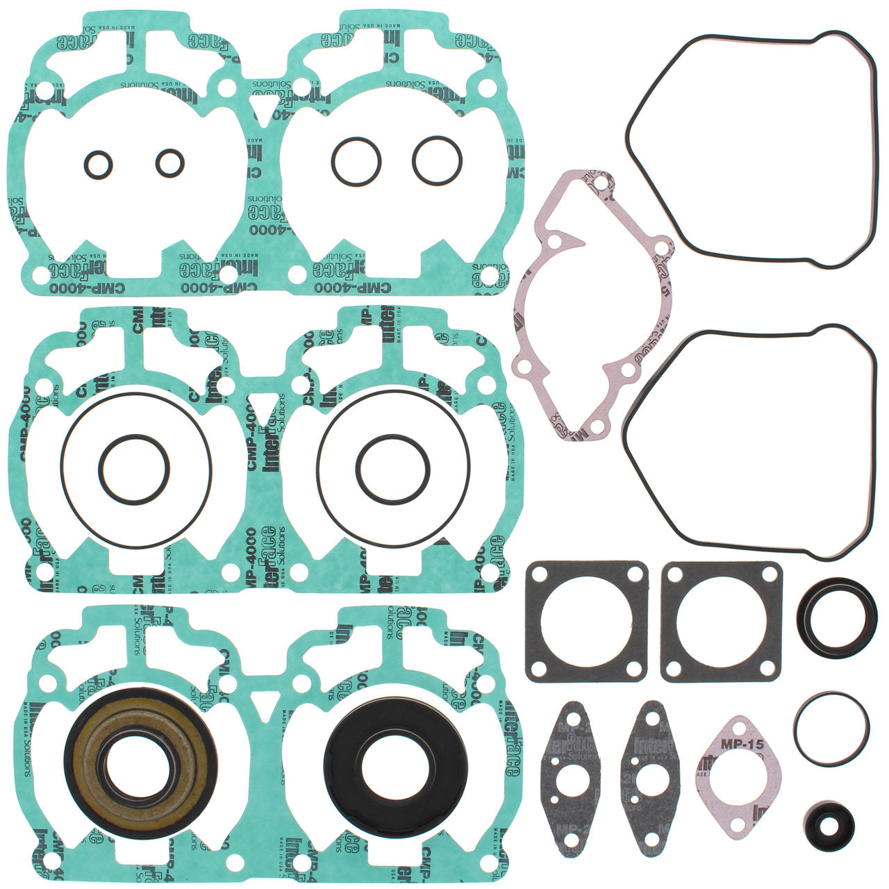 Complete Gasket Kit w/ Oil Seals Ski-Doo MX Z X 440 LC 440cc 1999