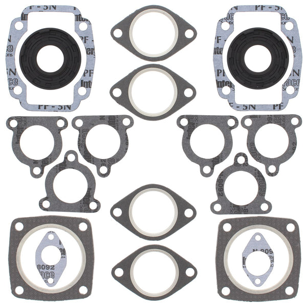 Complete Gasket Kit w/ Oil Seals Arctic Cat Panther Mountain Cat 440cc 1989-1994