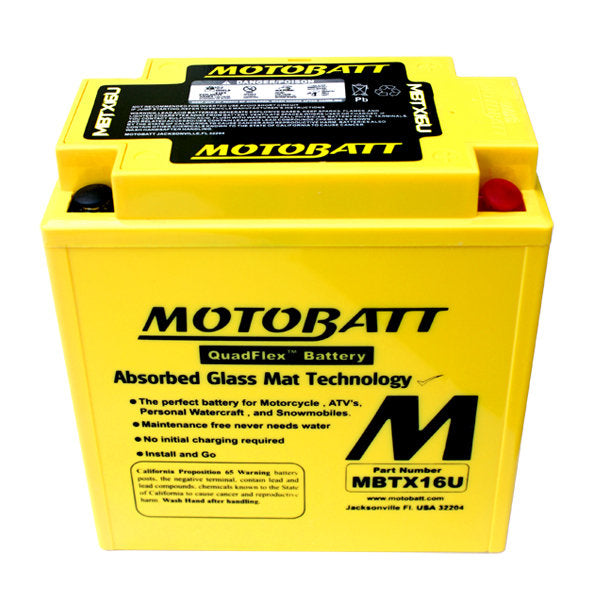 Motobatt Battery For Suzuki LT-A500X LT-A750X King Quad LT-F500F Vinson ATV