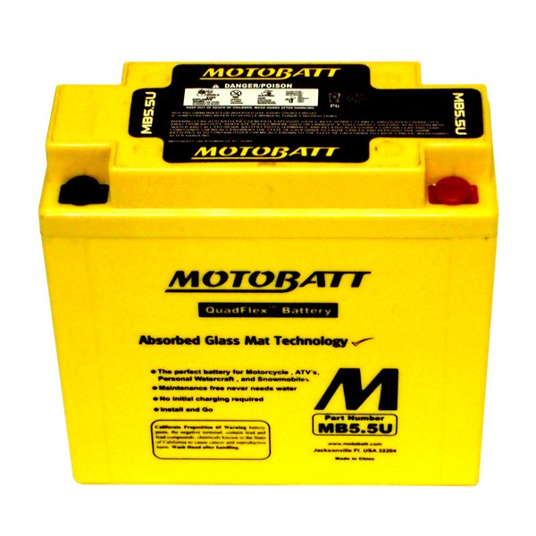 MotoBatt Battery For Yamaha RD125 RD250 RD350 RD500 RZ250 WR125 Motorcycles