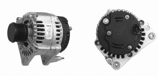 Mahle/Iskra Alternator 1 253 623, 98 VW 10300 CA, CA 1446 IR