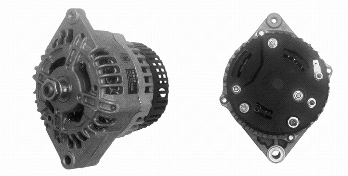 Mahle/Iskra Alternator A 187 623, 9X 0341, 6005720754