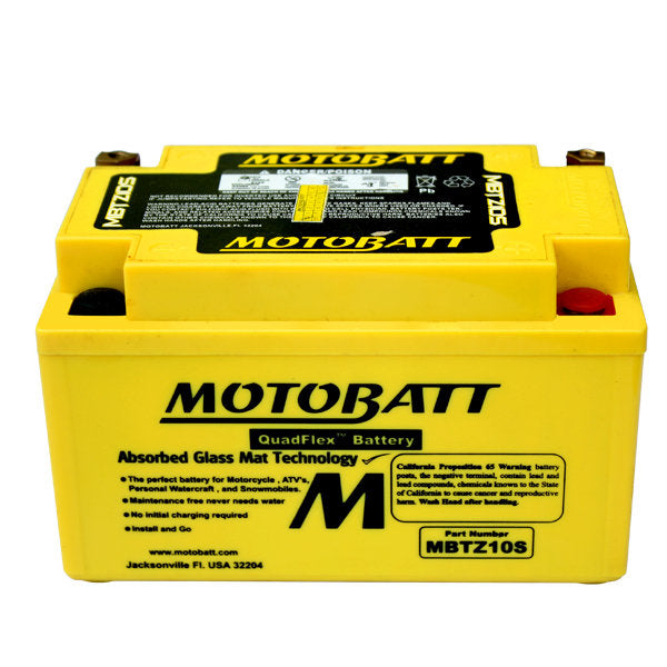 MotoBatt Battery  Honda TR200 Fat Cat, CBR600F4i, CBR929RR, CBF1000F