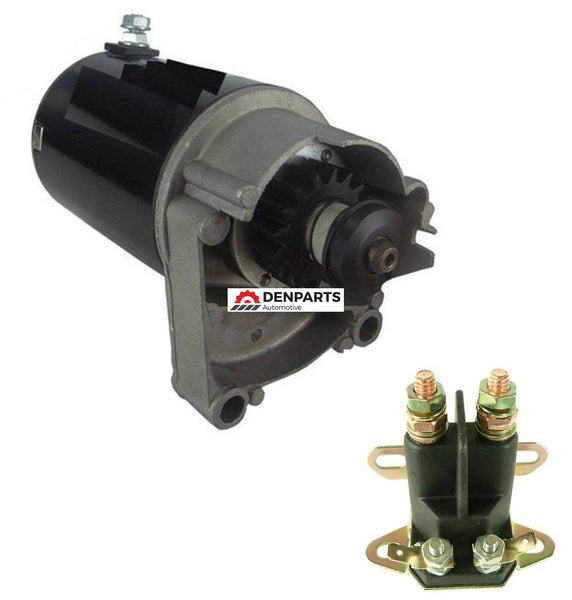 STARTER & SOLENOID FOR BRIGGS STRATTON 14HP 16HP 18HP STARTER 497596 V TWIN